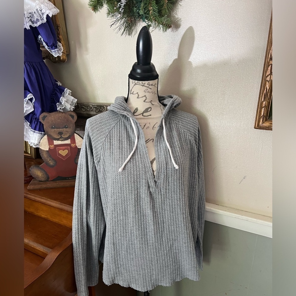 Womens Forever 21 Grey Hoodie L